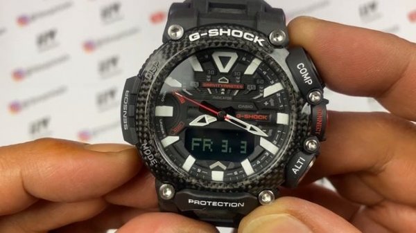 G-SHOCK GRAVITY MASTER GR-B200-1ADR, REVIEW & SETTING