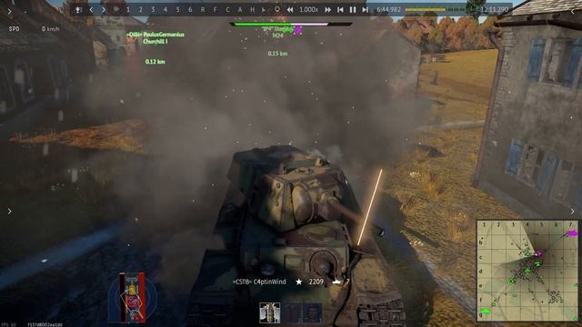 Dominate the battlefield with pure Stalinium (War Thunder KV-1E Ground RB) смотреть онлайн