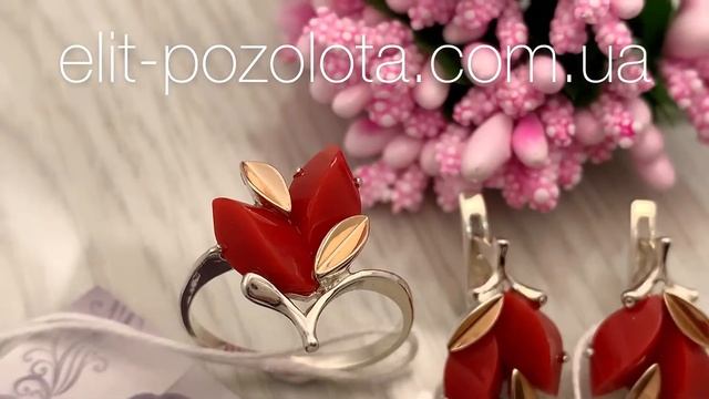 Видеообзор на Серебряное серьги Арт. 015 к, Коралл Красный, вес 4.52 г, Золото 375 вес 0.09 г смотреть онлайн