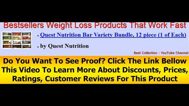 Top 5 Quest Nutrition Protein Bar Review Or Weight Loss Products That Work Fast 2016 Video 8 смотреть онлайн