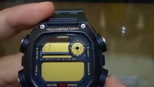 Casio DW 291H ¿Cómo configurar el tiempo de duración de la iluminación, 1 o 3 segundos? (En Español смотреть онлайн