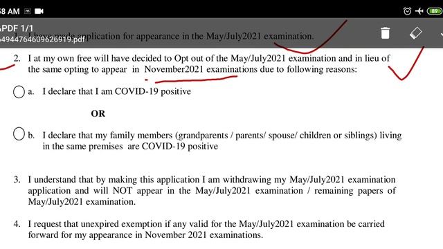 Application Format Required for Opt-Out July'21 Exams смотреть онлайн