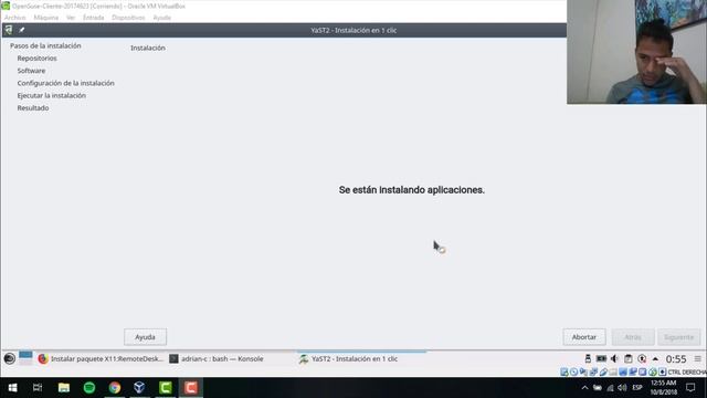 OpenSuse Leap 15.0: Servidor RDP смотреть онлайн