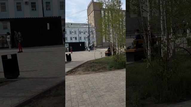 Сквер перед ТЦ Московский смотреть онлайн