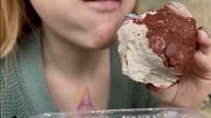 Мокрый мел Халва 🤍 + крошка глины Бордо ❤️ ~ Песочный хруст 😍💦