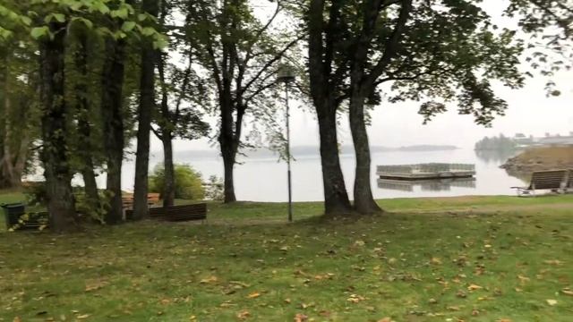 Шведский город Омуль,порт. Åmåls hamn. Åmål harbor. смотреть онлайн