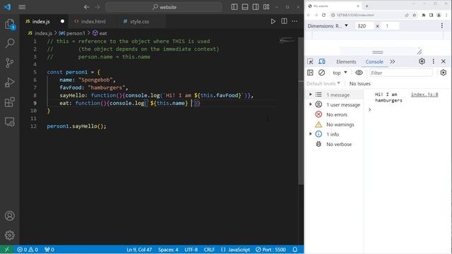THIS in JavaScript смотреть онлайн