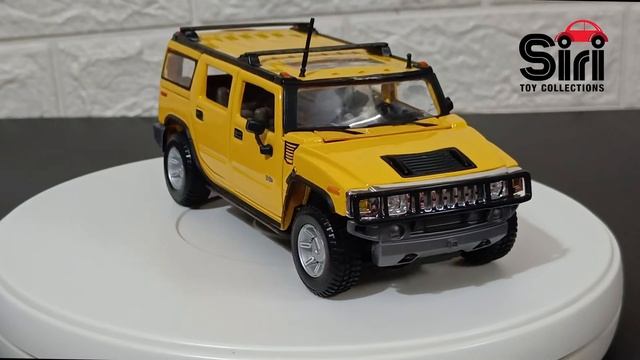 Hummer H2 1/24 Scale Pull Back Diecast Vehicles Toys , Alloy Model Car Collection Mode for Kids смотреть онлайн