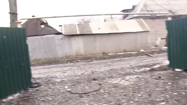 поселок Пески январь 2015 видео от хохлокарателей