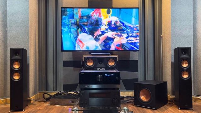 KLIPSCH R-101SW / Yamaha RX-A4A + Klipsch / Test Dolby Atmos Demonstration Disc 2014 смотреть онлайн