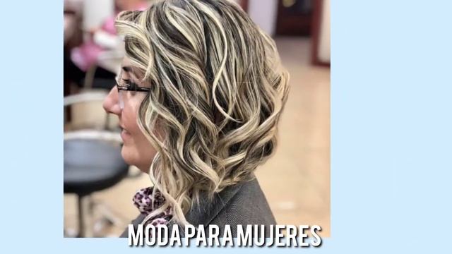 CORTES DE PELO CORTO RIZADO PARA MUJER DE 60 A 65 AÑOS - CABELLO ONDULADO CORTO DE MODA MUJER смотреть онлайн