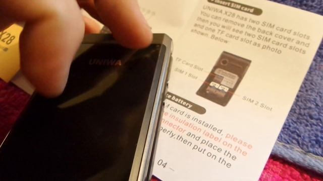 i Телефон розкладний Розкладушка Uniwa Х28 Folding phone 20230807 смотреть онлайн