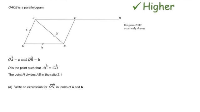 Vector Proof | Higher GCSE | JaggersMaths смотреть онлайн
