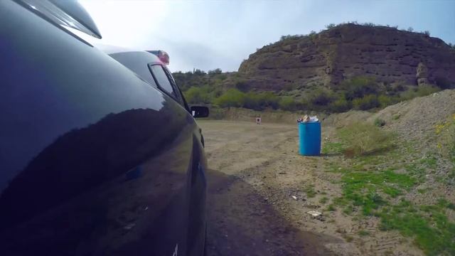 Transformer's Saleen Mustang (Barricade) Decepticon Unloading at CowTown Gun Range Arizona смотреть онлайн