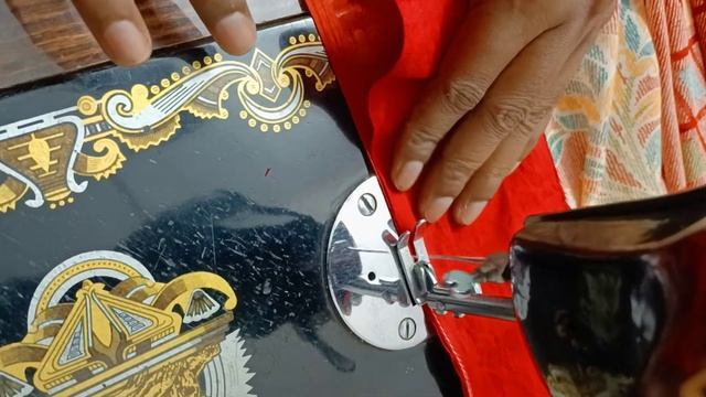 How to stitch saree fall on normal machine смотреть онлайн