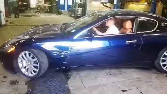 Maseratti grandtourismo после очередного обслуживания в АвтоТехЦентре Ион Моторс смотреть онлайн