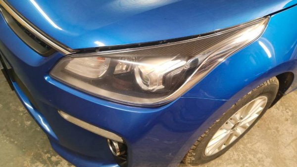 Как снять фару Киа Рио 4