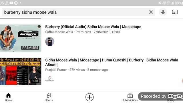 Burberry(official Audio)realese Only On| Sidhumoosewala Original Channel