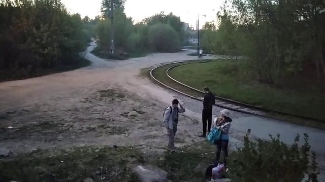 13 Мая 2021 Сумерки возле остановки Зелёный остров / Пение птиц / смотреть онлайн