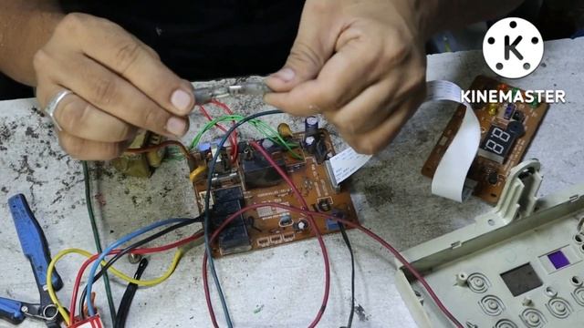 Lg window ac pcb repairing and capacitor wiring solution смотреть онлайн
