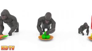 Учим названия животных и звуки для детей - Цвета для детей, которые можно выучить вместе