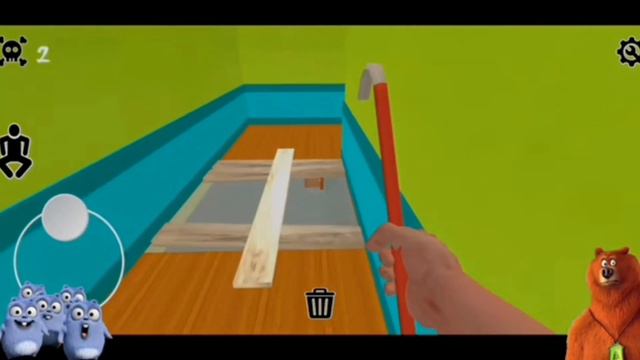 The Grizzly & The Lemmings | Oggy Granny Jack Grandpa Scary House Escape | Harshit Dasila Gamer смотреть онлайн