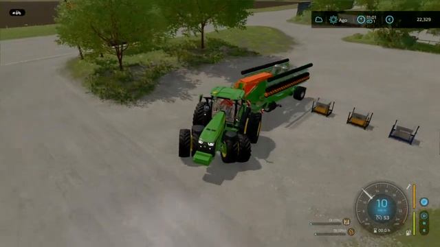 FARMING SIMULATOR 22 #74 NOVO TRATOR E PLANTADEIRA!!! FAZENDA ANDERGAME!!! смотреть онлайн
