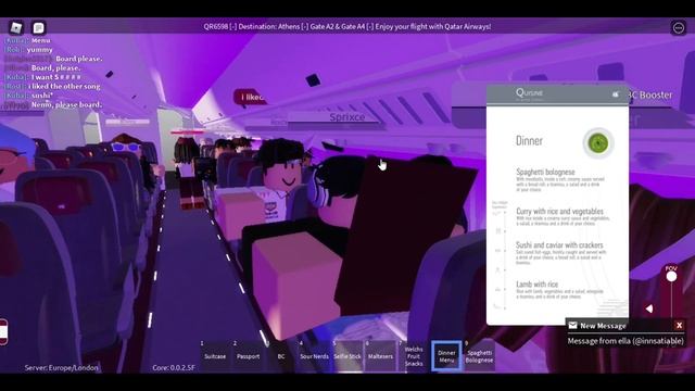 ROBLOX | Qatar Airways | Airbus A350-900 | Business Class | A350-900 Inaugural Flight
