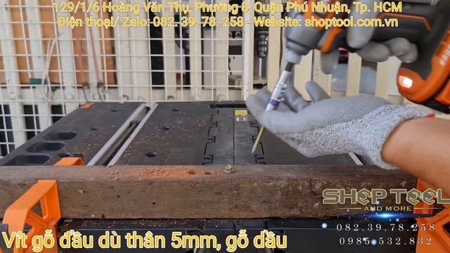 Ridgid R8723 MÁY BẮT VÍT NHỎ GỌN, KHỎE NHƯ TRÂU, VIDEO TEST | 0823978258 SHOPTOOL смотреть онлайн