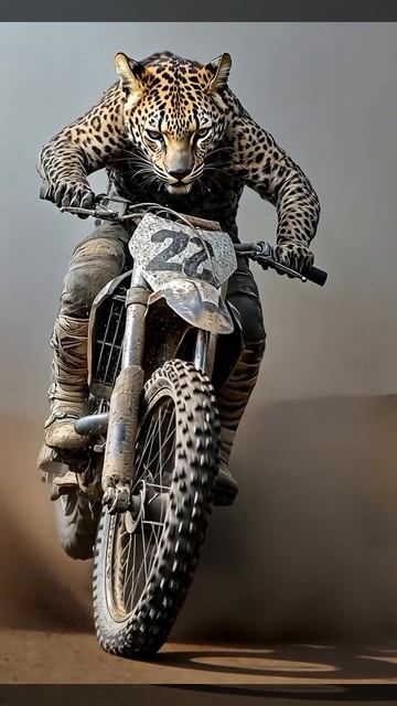 Ягуар на движе 🏍 Move on kitty #ягуар #ии #ai #motocycle #motocycles #kitty смотреть онлайн