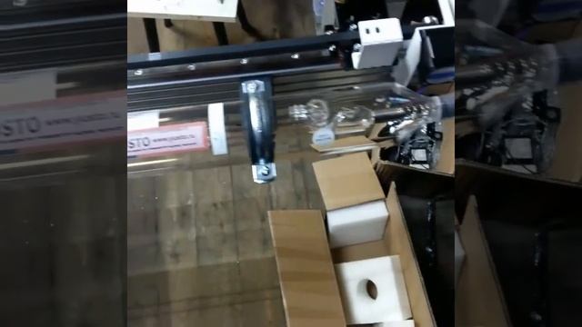 Лазерный безрамный станок. Изготовлен на заказ. Laser frameless machine, on a stretcher. смотреть онлайн