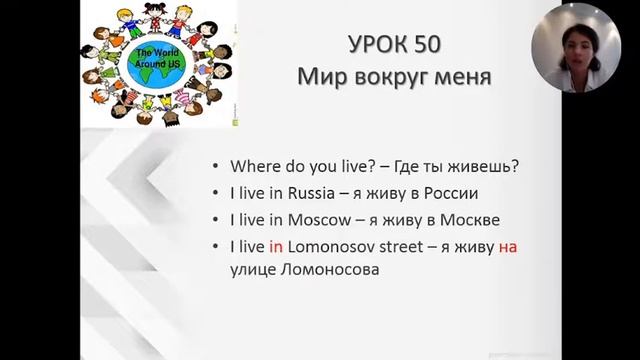 Lesson 50 Верещагина 2 класс