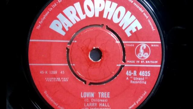 Popcorn - LARRY HALL - Lovin' Tree - PARLOPHONE R 4625 UK 1959 Teen Rocker USA Strand смотреть онлайн