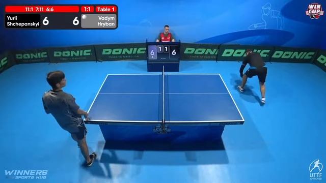 14:30 Yurii Shchepanskyi 2 - 3 Vadym Hryban West 3 WIN CUP 25.10.2022 | TABLE TENNIS WINCUP смотреть онлайн