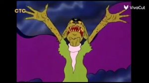 Сцена превращения зайца в оборотня (Ну, погоди)