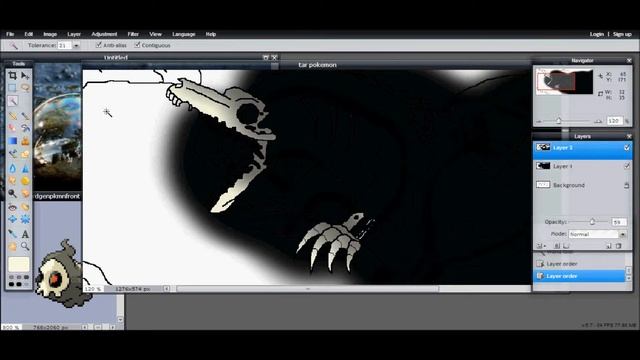 31 days of halloween speedpaints - day 18 - fakemon tarian the tar pokemon смотреть онлайн