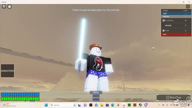 Shad vs Speed in Star Wars: Light Saber Battles II! (Roblox) смотреть онлайн