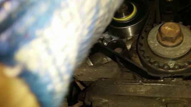 смена помпы ремня грм на шевроле авео A15SMS Ч2 смотреть онлайн