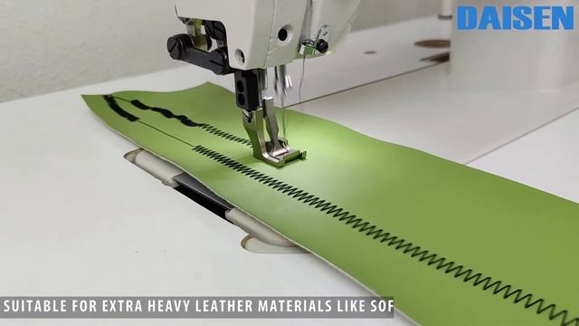 DAISEN DS 2530D || ZIGZAG WALKING FOOT || HEAVY MATERIALS || HEAVY LEATHER MACHINE || HIGH SPEED смотреть онлайн