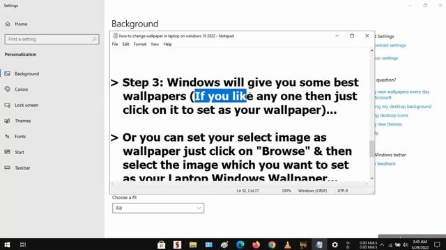 How To Change Wallpaper In Laptop | Change Your Windows Desktop Wallpaper Laptop (Easiest Way) смотреть онлайн
