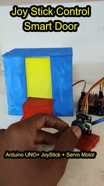 JoyStcik Control Smart Door Arduino UNO Project | Servo Motor | Teach Me Something | Mini Project смотреть онлайн