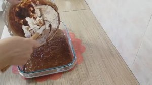 Пирог из геркулеса с бананом