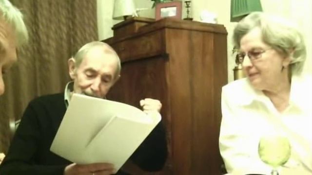 Мшинская. Редкое домашнее видео. Читает Борис Улитин.