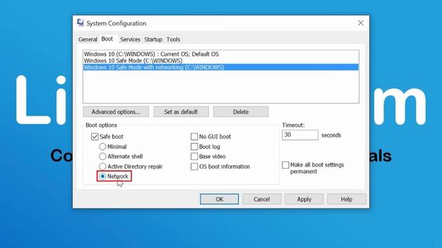 Add Safe mode to boot menu on Windows 10 смотреть онлайн