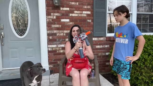 Splatter Ball Blaster Review, Automatic Gel Blaster, Electric Splatter Ball Gun смотреть онлайн