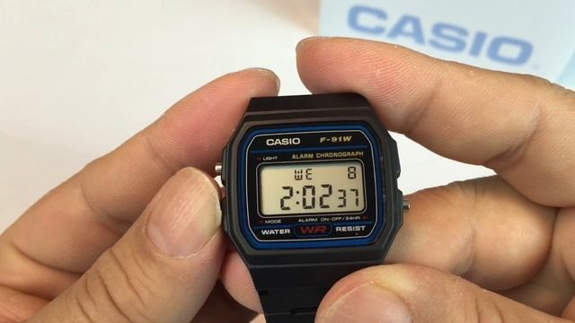 Casio F91W-1 Classic Digital Sport Watch смотреть онлайн