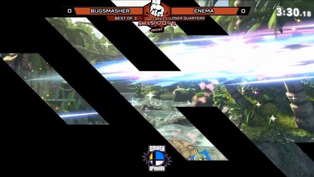 Ultimate Smashdown Online #1 | Losers Quarters- ENEMA (Diddy Kong) vs. BugSmasher (King K. Rool, DK смотреть онлайн