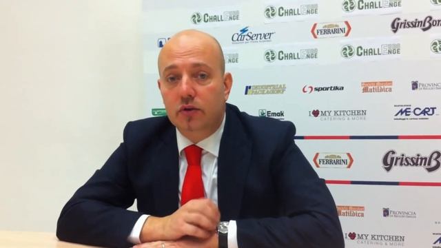 Grissin Bon vs Okapi Aalstar / Eurochallenge 2013-2014 / Interviste postgara смотреть онлайн