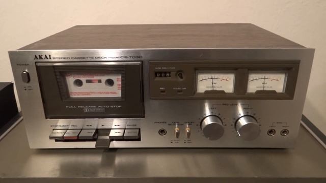 DECK TAPE PLAYER CASETERA AKAI CS-703D JAPAN 1979 GLENN MEDEIROS