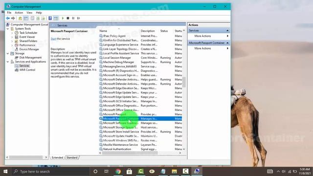 Windows 10 Home : How to Start or Stop Microsoft Passport Container Service смотреть онлайн